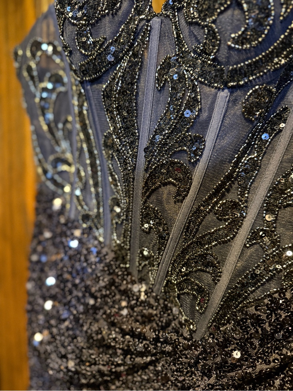 ❗️SALE❗️ Stacees Sequin Corset Mini Dress Nightout - Picture 5 of 6